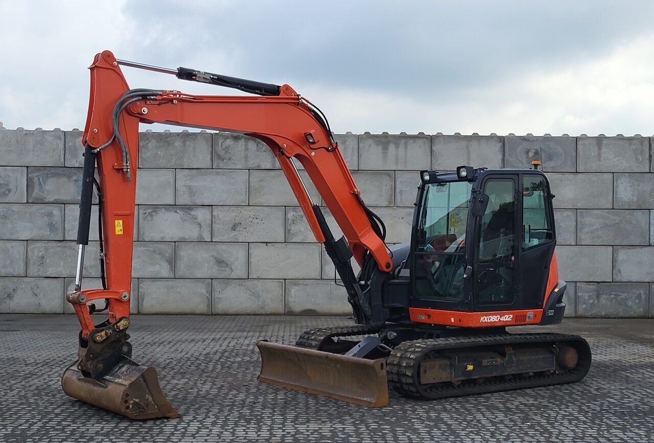 Kubota Mini Excavator KX080 -4a2 Under 22046 lb