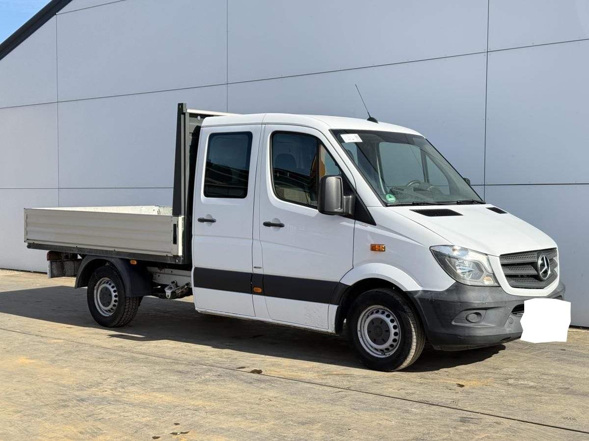 Mercedes Benz Sprinter 314 2.2 CDI DC L3H1 Double Cab Flatbed Truck, Automatic, White