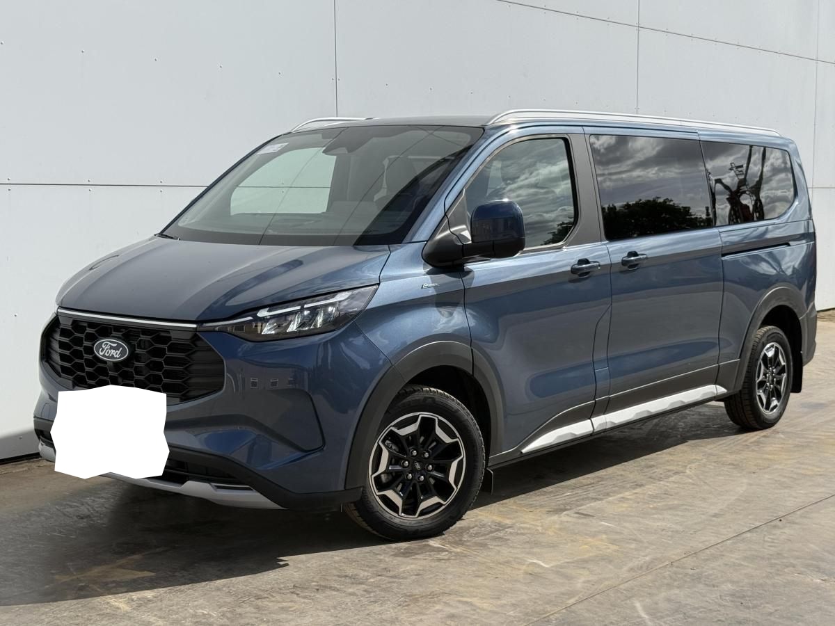 Ford Tourneo Custom 233PK PHEV Passenger Vehicle L2H1, 8 Seats, Blue
